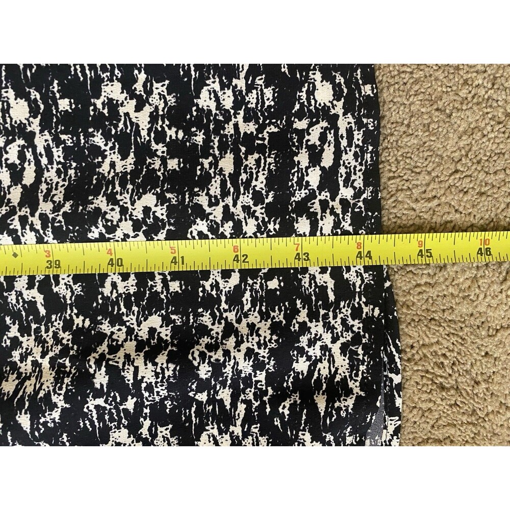 St. John Collection 100% Silk Tweed Print Midi Dress Quiet Luxury Women’s 12 - Picture 12 of 14